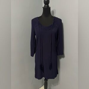 DIANE VON FURSTENBERG Navy‎ Blue Midnight Parlin Dress Women’s size 2